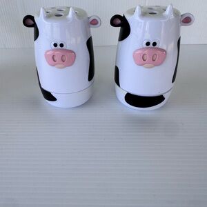 Joie Moo Moo Cow Fridge Deodorizer Baking Soda Holder Refrigerator Odor Set Of 2